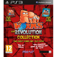 [ps3] ! Рядко издание ! Worms The Revolution Collection / Отлично състояние, снимка 1 - Игри за PlayStation - 44896391