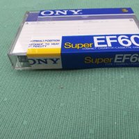 SONY Super  EF 60  Нова аудио касета, снимка 2 - Аудио касети - 34788030