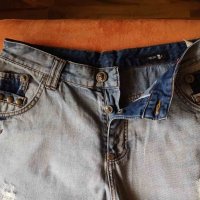Къси дънкови панталони Philipp Plein, снимка 4 - Къси панталони - 36839930