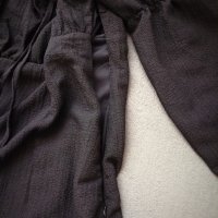 Нова дамска къса рокля с дълги буфан ръкави в черен цвят р-р XS, S, M, снимка 12 - Рокли - 43794139