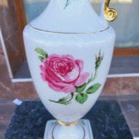 Италианска порцеланова ваза 012, снимка 2 - Антикварни и старинни предмети - 39778203
