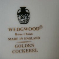 Английски костен порцелан на Wedgwood - Golden Cockerel, снимка 2 - Сервизи - 28172226