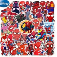 50 бр Спайдърмен spiderman самозалепващи лепенки стикери за украса декор, снимка 2 - Други - 27215706