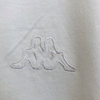 Снежнобяла памучна тениска KAPPA, снимка 4 - Тениски - 28694247