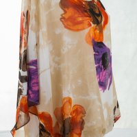 Ефирна лятна цветна дамска блуза марка RVL от L до 2XL, снимка 2 - Корсети, бюстиета, топове - 29018932
