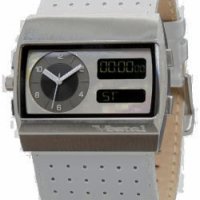 Мъжки часовник Vestal Monte Carlo Leather Silver / Grey сив, снимка 2 - Мъжки - 25934439