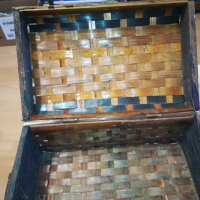 антика-стара плетена кутия 2403240944LNWC, снимка 2 - Антикварни и старинни предмети - 44920208