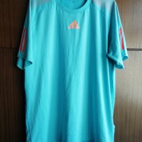 Adidas Barricade Tee Samba Blue/Glow Orange оригинална тениска фланелка Адидас размер М, снимка 1 - Тениски - 43241843