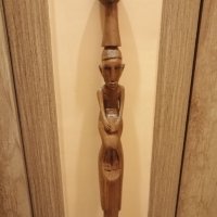 Абаносов бастун с африкански мотив, снимка 8 - Други ценни предмети - 35188866
