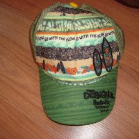 Desigual зелена бейзболна шапка с козирка "Go With the Flow", снимка 7 - Шапки, шалове и ръкавици - 32956810