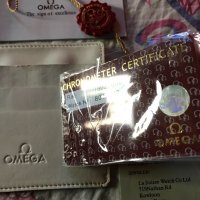 Сертификати за OMEGA-Original, снимка 2 - Каишки за часовници - 40165050
