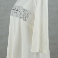 Дамски комплект от блуза и панталон в екрю и черно марка La Aurora, снимка 4 - Комплекти - 32398205