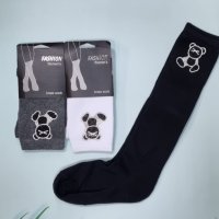 Модерни чорапи до коляното с декоративни камъчета , снимка 3 - Дамски чорапи - 42993245