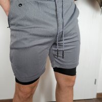 Мъжки къси гащи с клин - Различни цветове , снимка 2 - Спортни дрехи, екипи - 43171491