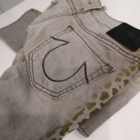 Оригинални True Religion jeans grey,сиви дънки EUR 34/ 25 размер, снимка 7 - Дънки - 38560449