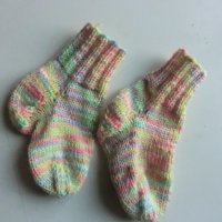 шарени плетени чорапи ходило 13, конч 13, снимка 2 - Чорапи - 39295379