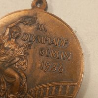  Медал от Олимпиадата в Берлин 1936г., снимка 7 - Антикварни и старинни предмети - 43801636