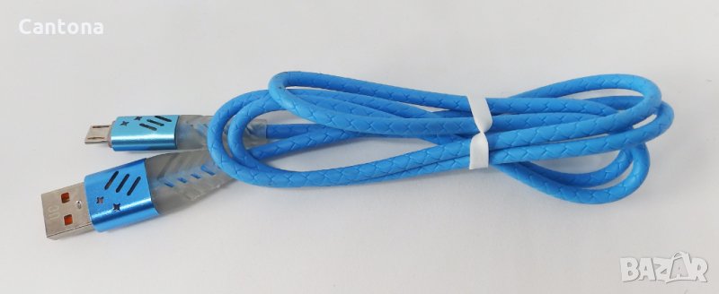 TYPE - C Data кабел, RGB светещ, универсален , снимка 1