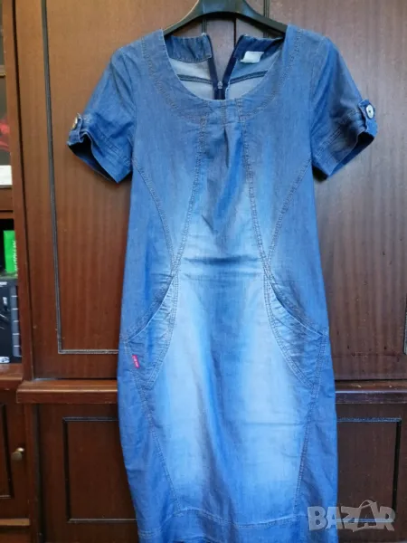 дънкова рокля М-С+ подаръци, снимка 1