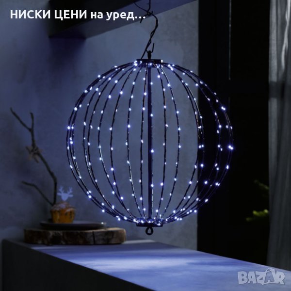 КОЛЕДНА СВЕТЕЩА LED ТОПКА LIVARNO Ø 38 СМ, снимка 1