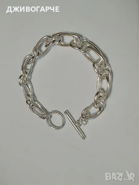 Нова, сребърна гривна. Поставена в кутия лукс, снимка 1