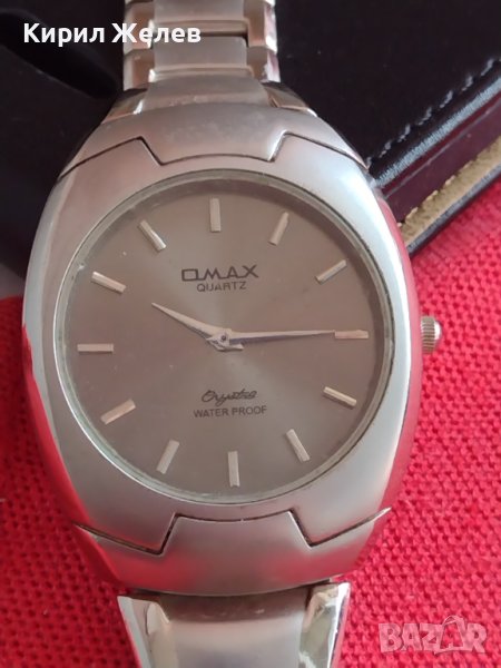 Фешън модел дамски часовник QMAX QUARTZ CRISTAL WATERPROOF много красив дизайн 38013, снимка 1