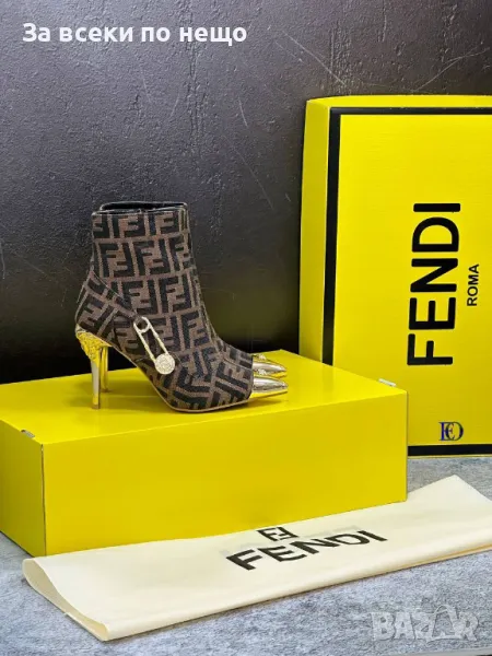 Fendi Дамски Обувки На Ток Фенди - Налични Различни Цветове И Модели Код D1976, снимка 1