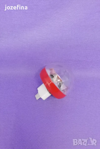 Мини диско лампа за телефон, снимка 1