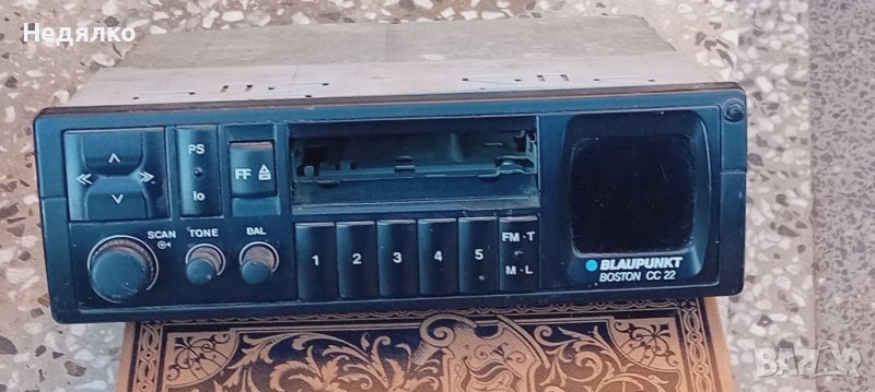 Ретро автокасетофон Blaupunkt Boston CC22, снимка 1