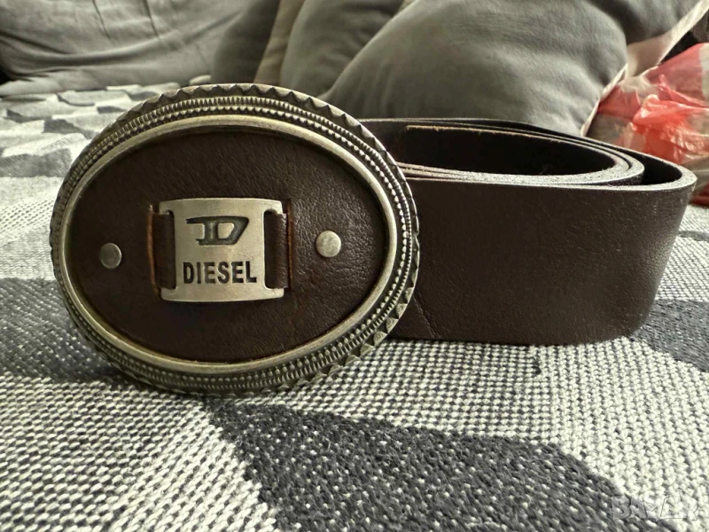 Diesel Мъжки колан,оригинален, Кафяв, снимка 1