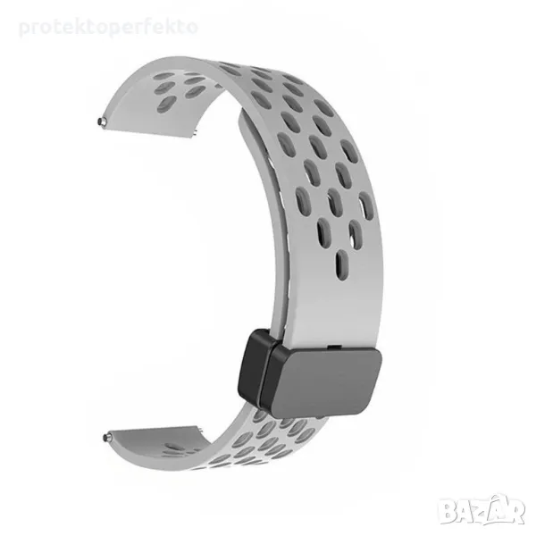 Силиконова каишка за HUAWEI WATCH GT 5, GT 4, GT 3, GT 3 PRO, GT 2, - 22mm сив цвят, снимка 1