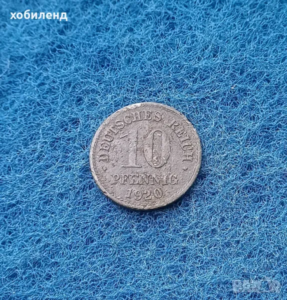 10 пфенинга Германия  1920, снимка 1