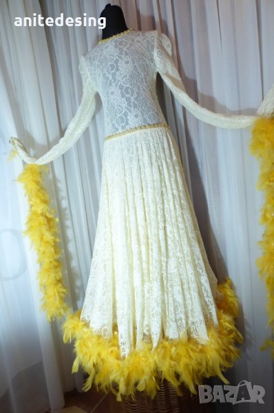 детска рокля за спортни танци- стандарт, снимка 1