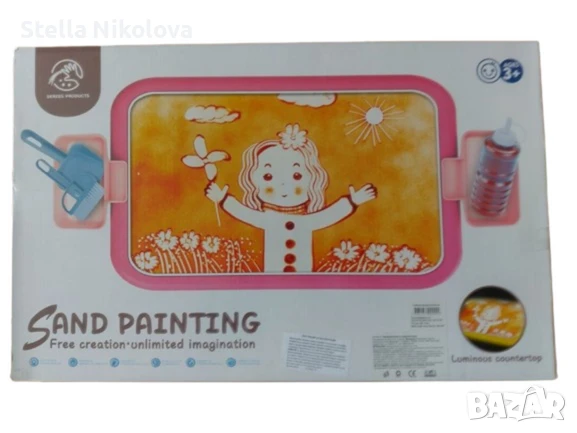Светеща дъска за рисуване с пясък, снимка 1