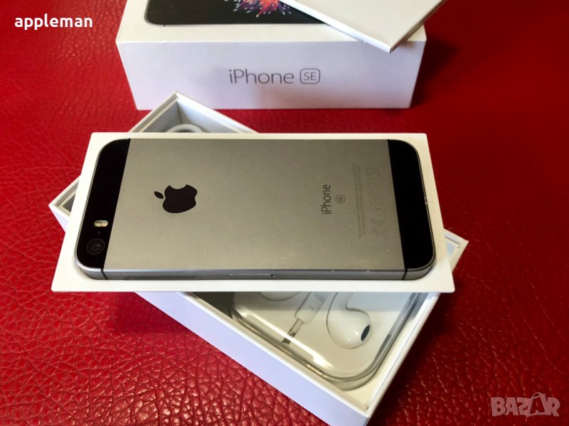 Apple iPhone SE 32Gb Black Фабрично отключен Айфон телефон, снимка 1