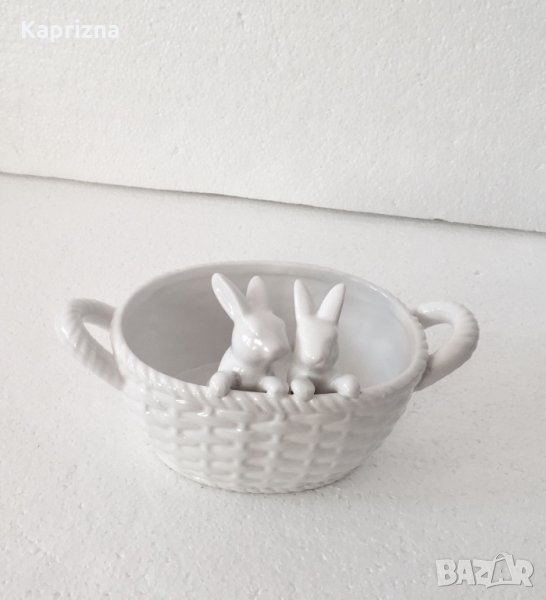 Кошничка със зайчета, снимка 1