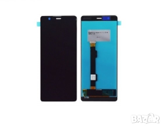 LCD дисплей за Nokia 5.1 (2018) тъч скрийн Черен, снимка 1