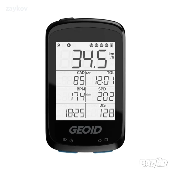 CC500 Велокомпютър GPS, Безжичен скоростомер за велосипед, снимка 1