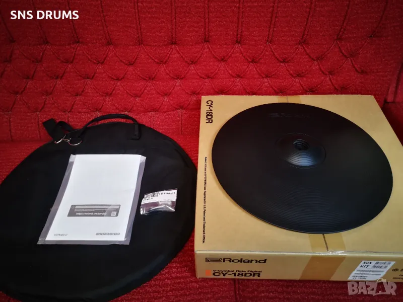 🥁 Продаваме нов дигитален ел. чинел Roland CY 18 DR, снимка 1