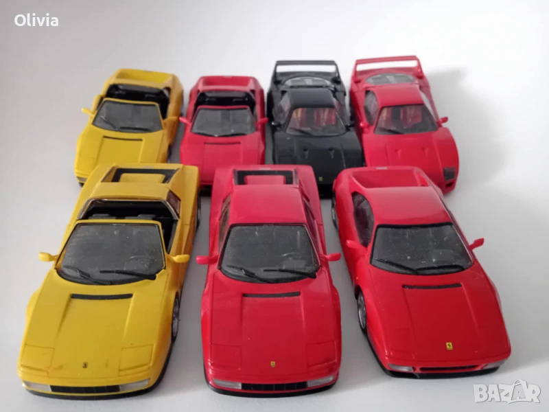 Ferrari F40, Testarossa Ferrari 348ts , 1:43 Отаваряеми елементи, снимка 1