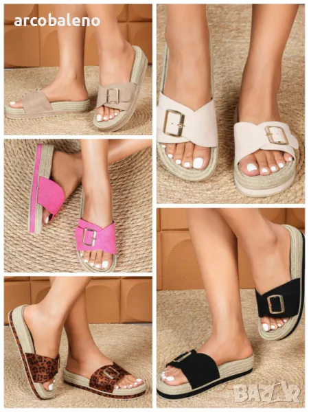 Дамски летни чехли, 5цвята , снимка 1