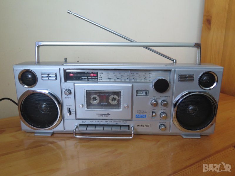 Vintage ,Sanwa 7096,Japan -радиокасетофон 1, снимка 1