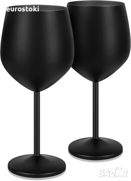 Чаши за коктейл от неръждаема стомана, комплект чаши за вино, шампанско 18 oz 550 ml за партита, снимка 1