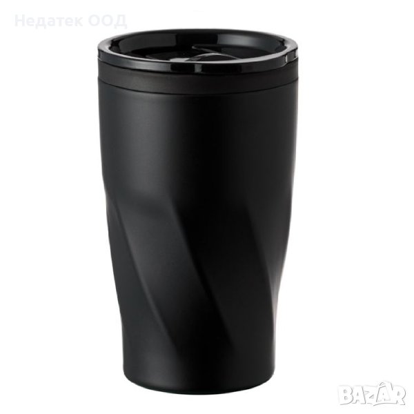  Чаша кафе и чай, с метален корпус, пластмасова вътрешност, 350мл, снимка 1