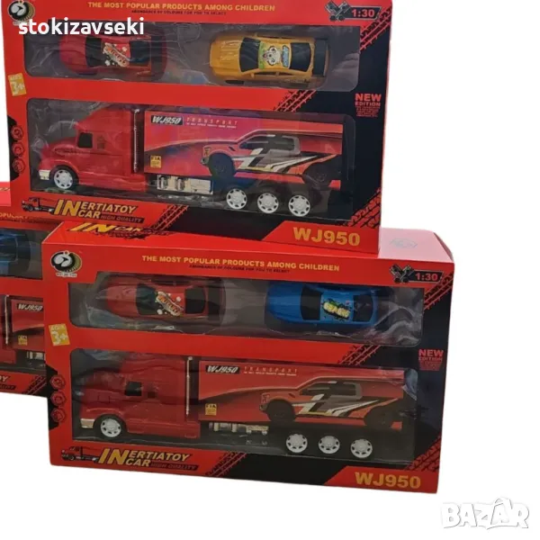 Транспортен камион, с 2 превозни средства, снимка 1