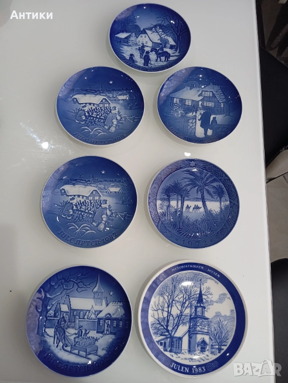 Порцеланови чинии за стена маркирани Колекция , снимка 1