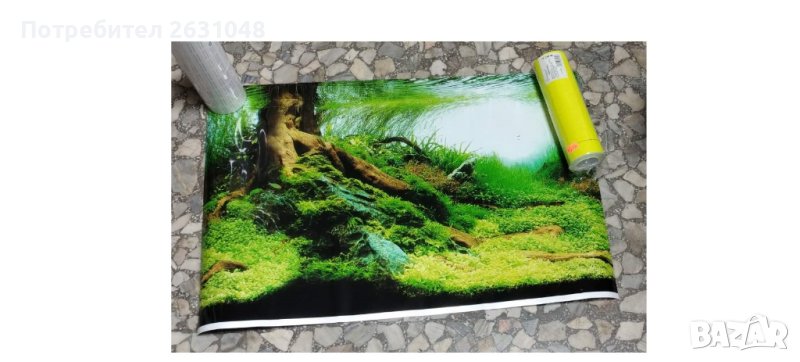 фон за аквариум двулицев – различни размери, снимка 1