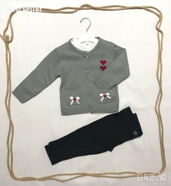 РАЗПРОДАЖБА-Бебешки Комплект от 3 Части за МОМИЧЕ, снимка 1