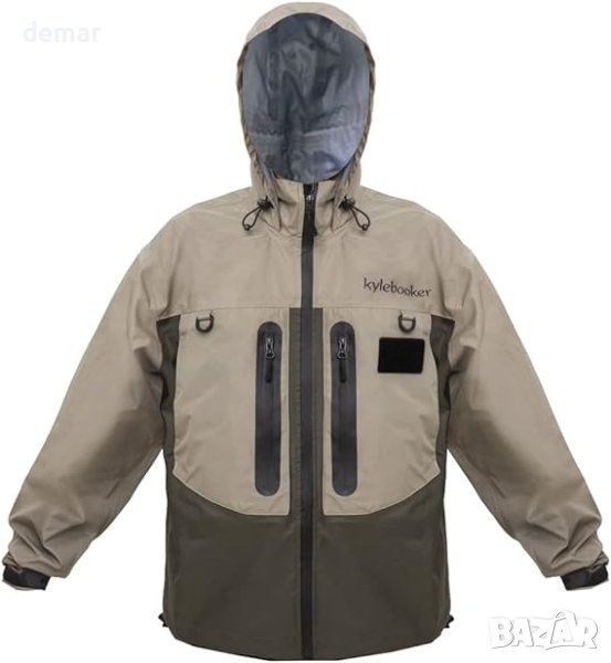 Kylebooker Водоустойчиво Wading яке за мъже и жени, сиво, L, снимка 1