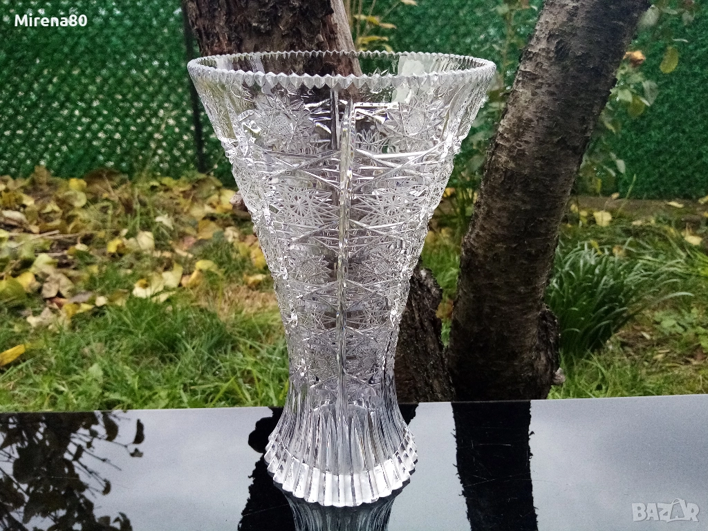 Българска кристална ваза - нова !, снимка 1